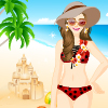 play Pretty Girl On Beach Dress Up