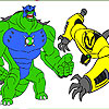 play Super Aliens Coloring