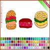 play Burger Coloring