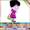 play Cute Kate Coloring