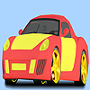 play Fast White Car Coloring