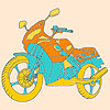 play Fast Motorbike Coloring