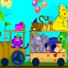 play Animal Train Coloring