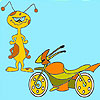 play Spaceman And Motorbike Coloring