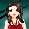 play Fashionable Girl In Red