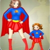 play Super Mom And Kid Dress Up