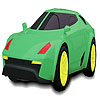 play Superb Green Car Coloring