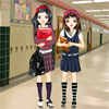 play Best Friends In High School Dress Up