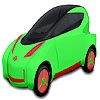 play White Cute Car Coloring