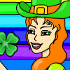 play Leprechaun'S Daughter Coloring