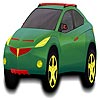 play Oil Green Car Coloring