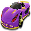 play Bright Black Car Coloring