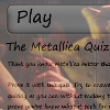 play Quiz - Metallica