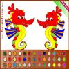 play Seahorse Coloring