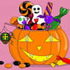 play Halloween Treats Coloring