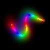 play Rainbow Worm