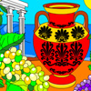 play Greek Amphora Coloring