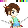 play Taofewa - Female Chibi Ninja Coloring Game (Maya Chibi)