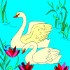 play Kid'S Coloring: Two Swans