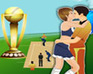 Cricket Player Kiss