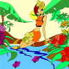 play Kid'S Coloring: Jungle Girl