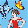 play Dancer With Butterflies Pictures - Images Free
