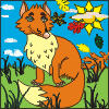 play Fox Color - Free Coloring