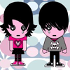 play Dress-Up Emo Couple