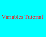 play Variable Tutorial