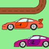 play Carrera Racing Coloring