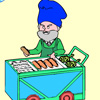 play Hotdog Man Colouring