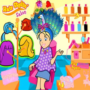 play Polly'S Hair Stylin' Salon