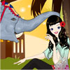 play Elephant Kiss Dressup