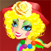 play A Rainbow Clown Dressup