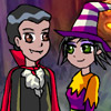 play Halloween Kissing