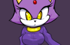 play Blaze The Cat Dress Up