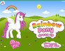 play Rainbow Ponies Dress Up