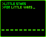 Little Stars For Little Wars