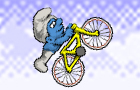 play Smurf Bmx