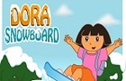 play Dora Snowboard