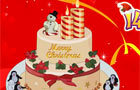 play Yummy Christmas Cake Deco