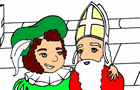 play Sint And Piet Coloring