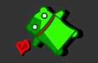 Happy Green Robot