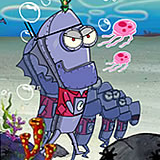 play Sponge Bob. Anchovy Assault