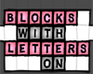 play Blocks With Letters On