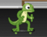 play Skateboarding Gecko