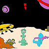 play Darkness Aliens And Space Coloring