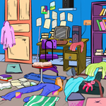 play Chaotic Room Escape