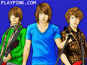 play Jonas Brothers Coloring