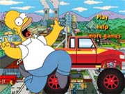 play Homer Monster Car